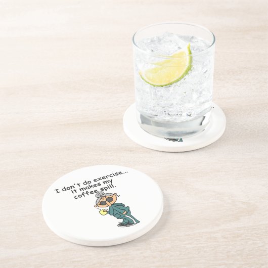 Een andere reden om niet uit te oefenen zandsteen onderzetter (Zijkant)