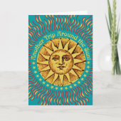 Een andere reis rond de Sun Boho Birthday Kaart (Voorkant)