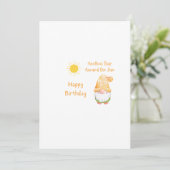 Een andere reis rond de zon Gnome Verjaardag Kaart (Staand voorkant)