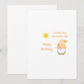 Een andere reis rond de zon Gnome Verjaardag Kaart (Voorkant / Achterkant)