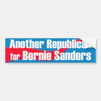 Een andere Republikein voor Bernie Sanders Bumpersticker