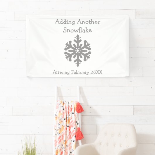 Een andere sneeuwvlok toevoegen spandoek (Insitu)