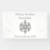 Een andere sneeuwvlok toevoegen spandoek (Horizontaal)