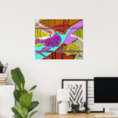 Een andere Springtime Abstract Poster (Thuiskantoor)