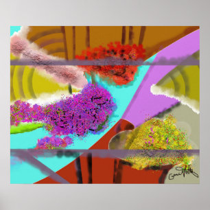 Een andere Springtime Abstract Poster