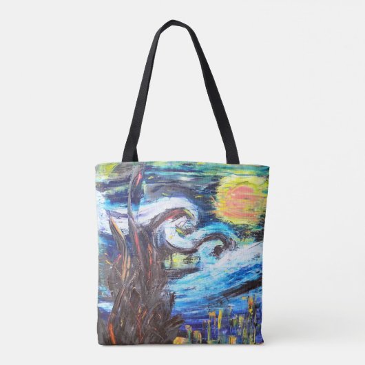 Een andere Sterrennacht Tote Bag (Achterkant)