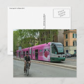 Een andere tram in Rome Briefkaart (Voorkant / Achterkant)