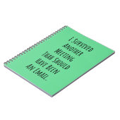 Een andere vergadering notitieboek (Linkerzijde)