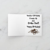 Een andere verjaardag grijpt je Spider Kaart (Binnen)