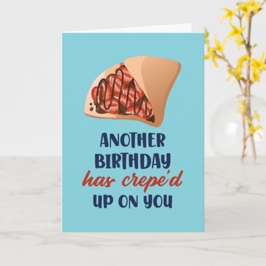 Een andere verjaardag heeft een schamele dag opgez kaart (Gele Bloem)