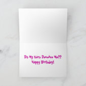 Een andere Verjaardag? Kaart (Binnen)