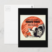 Een andere vijand om bosbranden  te veroveren briefkaart (Voorkant / Achterkant)