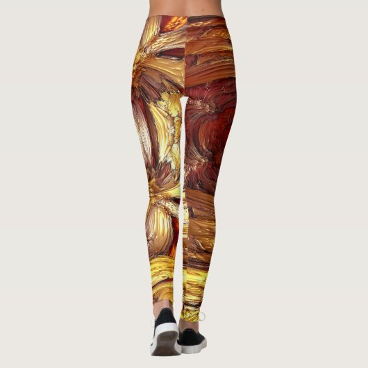 Een andere wereld Abstract Leggings (Achterkant)