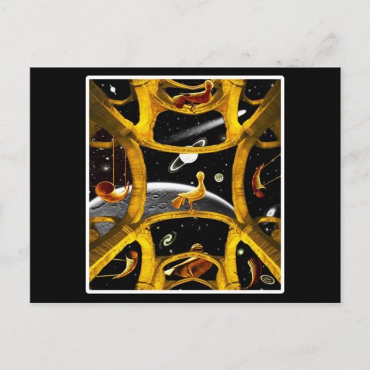 Een andere wereld briefkaart (Voorkant)