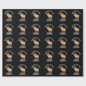 Een andere Wild Pun Hyenaf al Animal Pun Dark BG Cadeaupapier (Vlak)