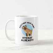 Een andere Wild Pun Hyenaf al Funny Animal Pun Koffiemok (Links)