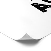 Een andere Wild Pun Hyenaf al Funny Animal Pun Poster (Hoek)