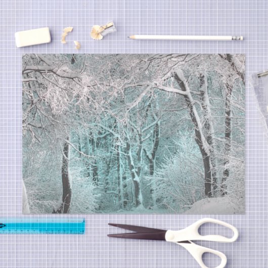 een andere winter wonderland 3 tissuepapier (Craft)