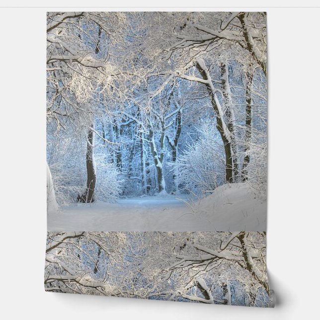 een andere winterwonderland behang (Afrollen)