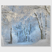 een andere winterwonderland cadeaupapier (Vlak)