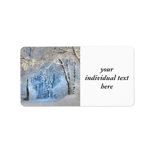 een andere winterwonderland etiket (Voorkant)