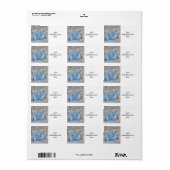 een andere winterwonderland etiket (Full Sheet)