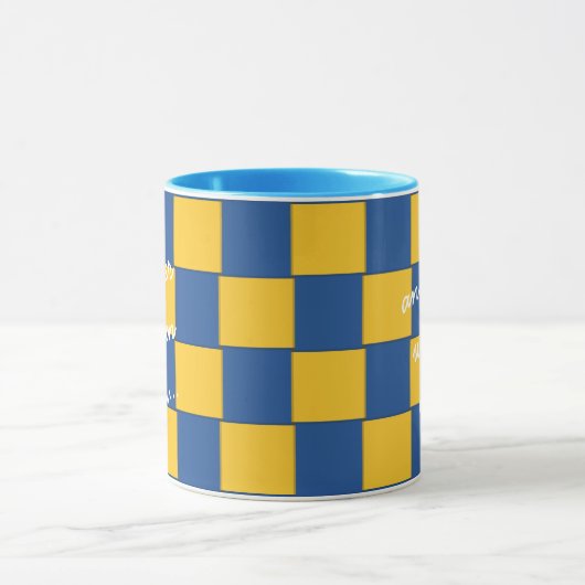 Een andere Woven Day Blue en Yellow Mok (Midden)