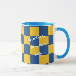 Een andere Woven Day Blue en Yellow Mok