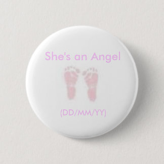 Een Angel-Button Ronde Button 5,7 Cm