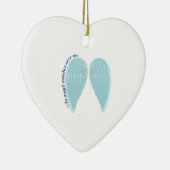 Een Angel kijkt over mij Keramisch Ornament (Rechts)