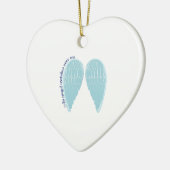 Een Angel kijkt over mij Keramisch Ornament (Links)