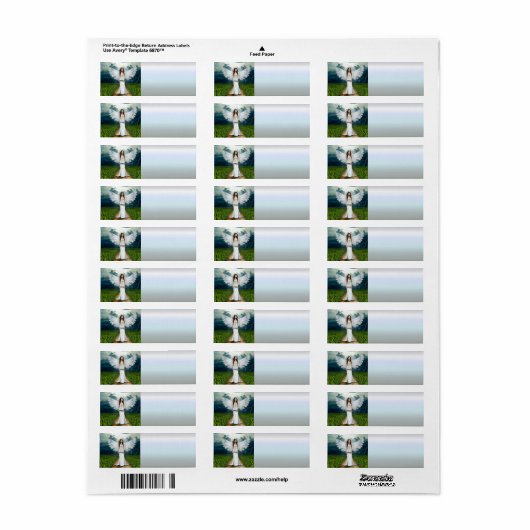 Een Angels richting Etiket (Full Sheet)