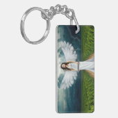 Een Angels richting Sleutelhanger (Voorkant Links)
