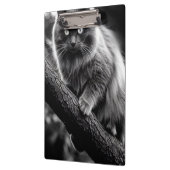 Een angstaanjagende blik van een nachtkat klembord (Links)