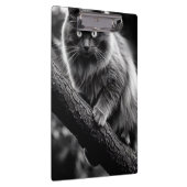 Een angstaanjagende blik van een nachtkat klembord (Rechts)