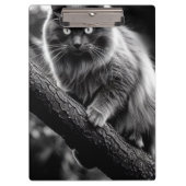 Een angstaanjagende blik van een nachtkat klembord (Voorkant)