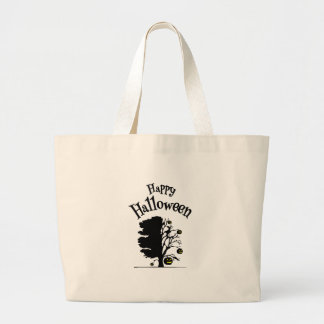 Een angstaanjagende Halloween-reis naar geesten Grote Tote Bag