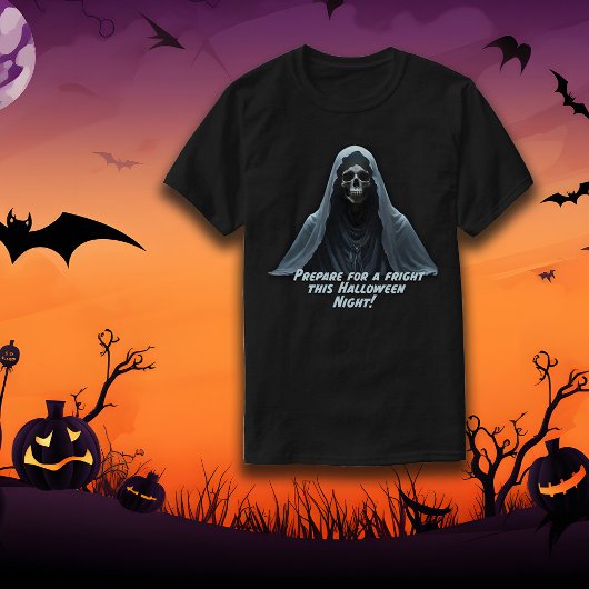 Een angstaanjagende Halloween T-shirt