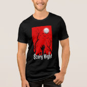 Een angstaanjagende nacht: Zombie Hand Tri-Blend Shirt (Voorkant)