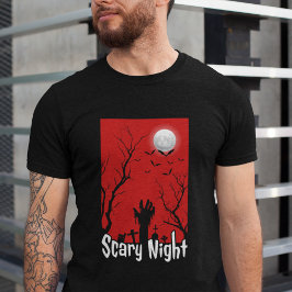 Een angstaanjagende nacht: Zombie Hand Tri-Blend Shirt
