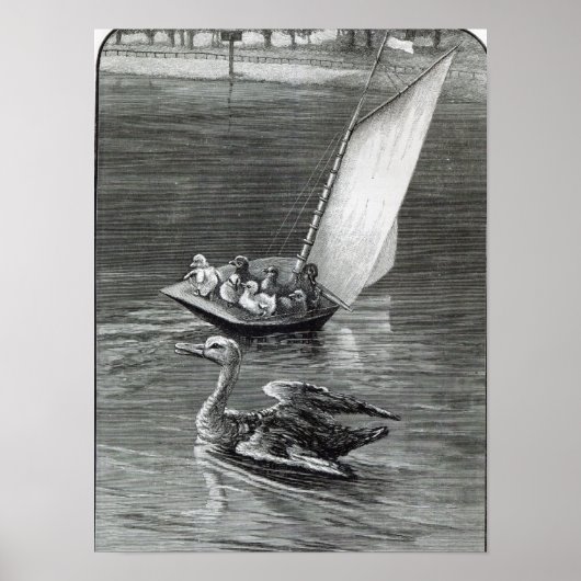 Een angstige moeder poster (Voorkant)