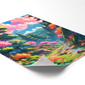 Een anime reis door de Natuur Poster (Hoek)