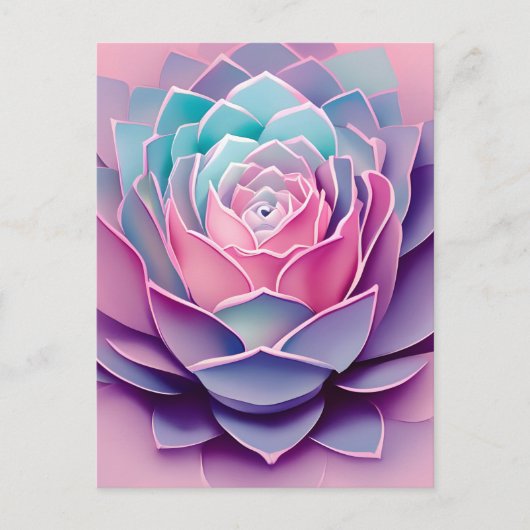 Een Anime Succulent, Postcrossover Briefkaart (Voorkant)