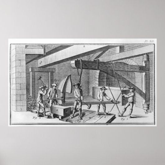 Een anker, van 'Encyclopedia' door Denis. Poster (Voorkant)
