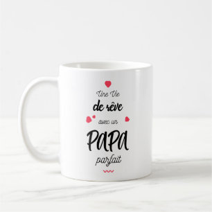Een année van rêve met perfecte papa koffiemok