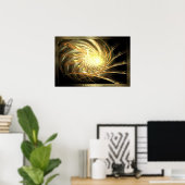 Een Anraking Van Goud Poster (Thuiskantoor)
