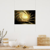 Een Anraking Van Goud Poster (Keuken)