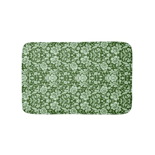 Een antiek bloemendop badmat (Voorkant)