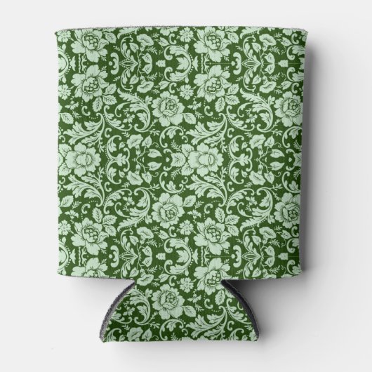 Een antiek bloemendop blikjeskoeler (Voorkant)