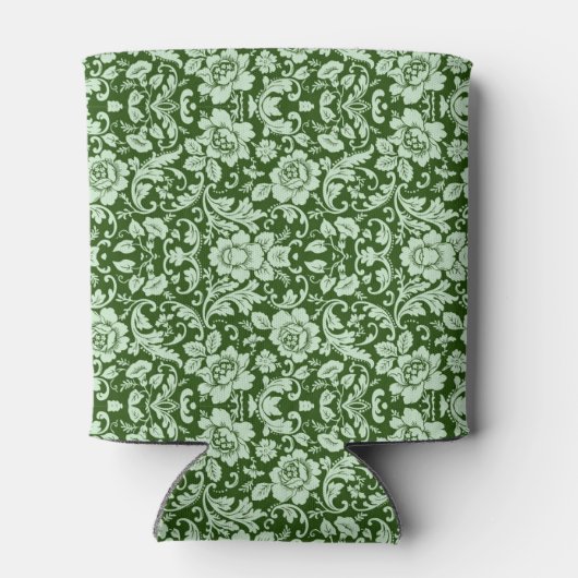 Een antiek bloemendop blikjeskoeler (Achterkant)